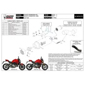 Mivv GP PRO Ducati Monster 1200