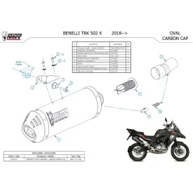Mivv Oval Benelli TRK 502X E.004.LEC