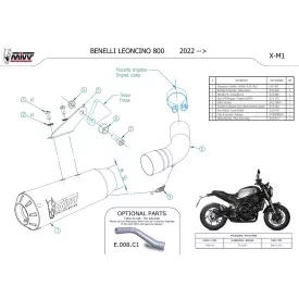 Mivv X-M1 Benelli Leoncino 800