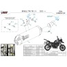 Mivv OVAL Carbone fond carbone Benelli TRK 702 / X E.012.LEC