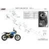 Mivv Komplette Sport-Auspuffanlage Schwarz Fantic Motor CABALLERO 500 FM.001.SC4B
