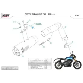 Mivv X-M1 Black Fantic Motor CABALLERO 700 FM.002.LC4B