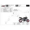 Mivv X-cone Honda Hornet 600 H.020.LC3 + ACC.033.A1