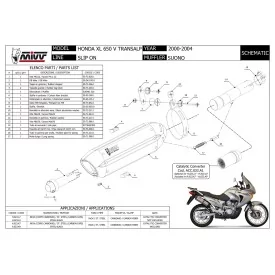 Mivv Suono Honda XLV 650 Transalp 