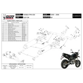 Mivv GP Honda FMX 650 H.034.L2S