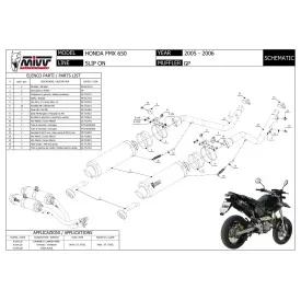 Mivv GP Honda FMX 650