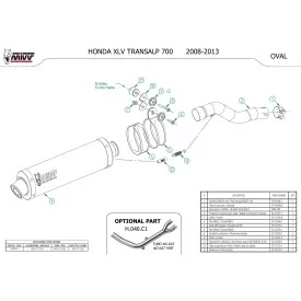 Mivv Oval Honda XLV Transalp 700