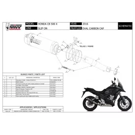Mivv Oval Honda CB 500 X