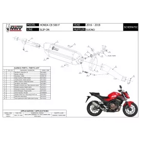 Mivv Suono Honda CB 500 F