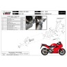 Mivv OVAL Carbon carbon end cap Honda VFR 800 F H.064.LEC