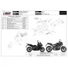 Mivv OVAL Carbonio fondello carbonio Honda INTEGRA 750 H.065.L3C