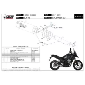Mivv Oval Honda CB 500 X