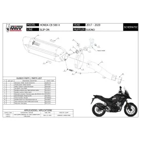 Mivv Suono Honda CB 500 X