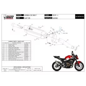 Mivv Suono Honda CB 500 F