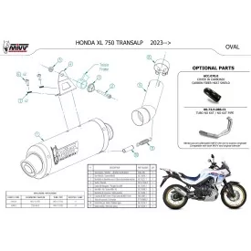 Mivv Oval Honda XL 750 Transalp