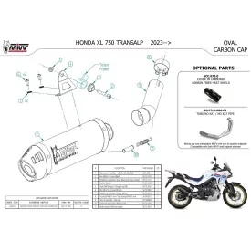 Mivv Oval Honda XL 750 Transalp