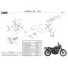 Mivv HR-1 Negro Honda CL 500 H.090.LH1BA