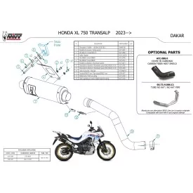 Mivv Dakar Honda XL 750 Transalp