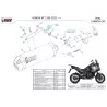 Mivv OVAL Titanio fondello carbonio Honda NT 1100