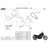 Mivv HR-1 Negro Honda CMX 1100 REBEL H.092.LH1BA