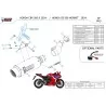 Mivv GPpro Schwarz Honda CB 500 HORNET