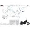 Mivv HR-1 Noir fond carbone Honda CMX 1100 REBEL