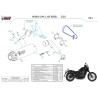 Mivv HR-1 Black carbon end cap Honda CMX 1100 REBEL H.092.LH1BG