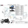 Mivv Sport Exhaust Full System Carbon Honda CB 650 R H.096.K2P + ACC.099.A1