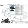 Mivv Escape Deportivo Completo Carbono Honda CBR 650 R