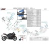Mivv Sport Exhaust Full System Titanium carbon end cap Honda CB 650 R H.096.K4K + ACC.099.A1