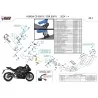 Mivv Escape Deportivo Completo Negro fondo carbono Honda CBR 650 R