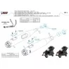 Mivv HR-1 Schwarz Alu-Endkappe HD ELECTRA GLIDE ULTRA LIMITED / ANNIVERSARY / LOW HD.005.LH1BA