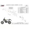 Mivv OVAL Titane fond carbone Husqvarna 701 ENDURO / SUPERMOTO