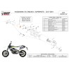 Mivv OVAL Titanium carbon end cap Husqvarna 701 ENDURO / SUPERMOTO HU.001.L4C + ACC.041.A1