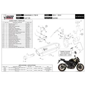 Mivv Suono Kawasaki Z750 R