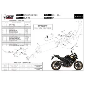 Mivv GP Kawasaki Z750 R