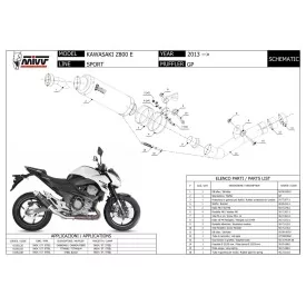 Mivv GP Kawasaki Z800 E
