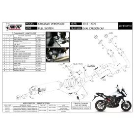 Mivv Oval Kawasaki Versys 650