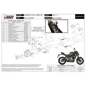 Mivv Delta Race Kawasaki Ninja 650