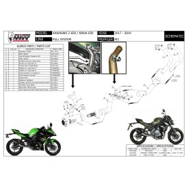 Mivv M3 Kawasaki Ninja 650 K.044.SM3C