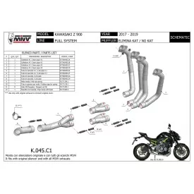 Mivv Decatalizzatore No Kat Kawasaki Z900