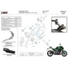 Mivv Double Gun Black Kawasaki Z900 K.045.LDGB