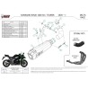 Mivv DELTA RACE Inox Kawasaki NINJA 1000 SX / TOURER K.054.LDRX