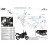 Mivv Komplette Sport-Auspuffanlage Schwarz Carbon-Endkappe Kawasaki Versys 650 K.055.LZC + ACC.041.A1