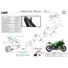 Mivv Scarico Sportivo Completo Inox Kawasaki Z650 K.057.KDRX + ACC.077.A1