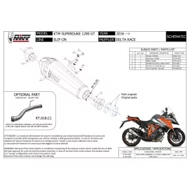 Mivv Delta Race Ktm 1290 SuperDuke GT