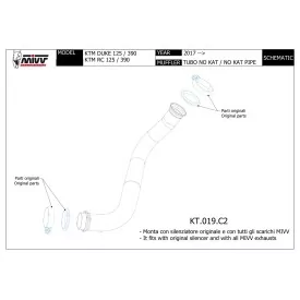 Mivv Decatalizzatore No Kat Ktm Duke 390