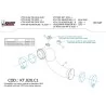 Mivv Decatalizzatore No Kat CF Moto 800MT-X KT.020.C1