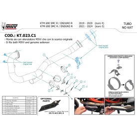 Mivv Colector Racing Ktm 690 ENDURO R KT.023.C1