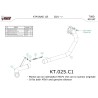 Mivv De-Cat Pipe Ktm 125 DUKE KT.025.C1
